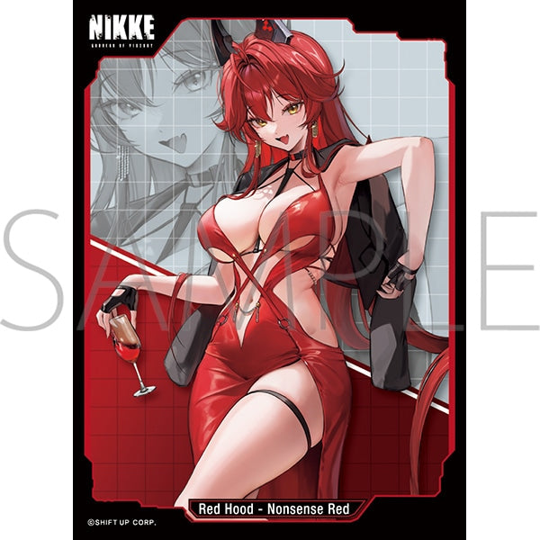 『勝利の女神:NIKKE』きゃらスリーブコレクション マットシリーズ「レッドフード - ナンセンスレッド」(No.MT2186)