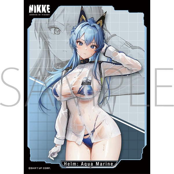 『勝利の女神:NIKKE』きゃらスリーブコレクション マットシリーズ「ヘルム:アクアマリン」(No.MT2310)