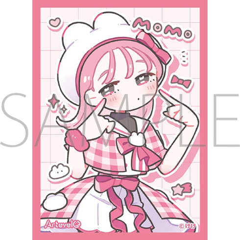 『Artevelo』カードスリーブ けけ 「うさcoちゃんズ もも」(art-028)