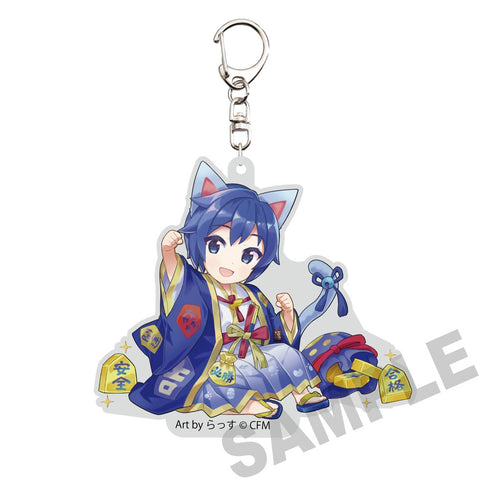 『初音ミク×招き猫』ダイカットアクリルキーホルダー KAITO Art by らっす