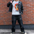 『ベヨネッタ3』Stake Cat Tシャツ(ラッキー・ステイクス 白/赤)RED