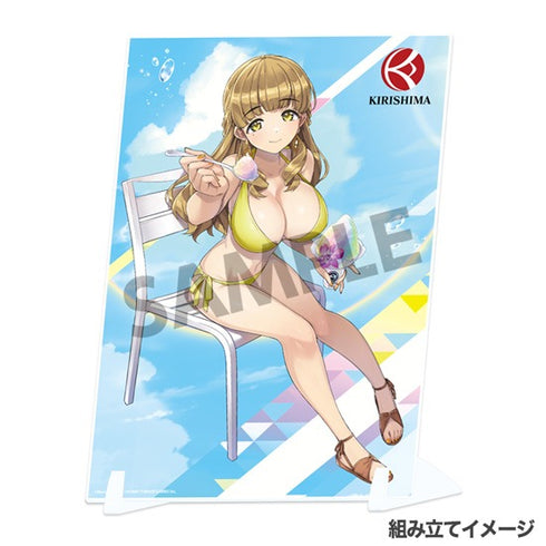『ドルフィンウェーブ』ビジュアルアクリルプレート 彩戸詩絵(水着)
