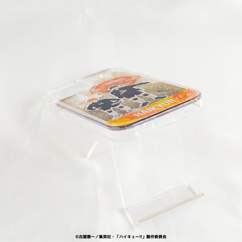 『ハイキュー!!』グリッタースマホケース 01.烏野高校