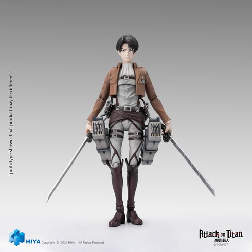 『進撃の巨人』HIYA Exquisite Basicシリーズ リヴァイ・アッカーマン 1/12スケール アクションフィギュア