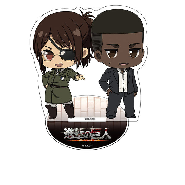 『進撃の巨人 The Final Season』ぷちっ娘アクリルフィギュア vol.2 ハンジ&オニャンコポン