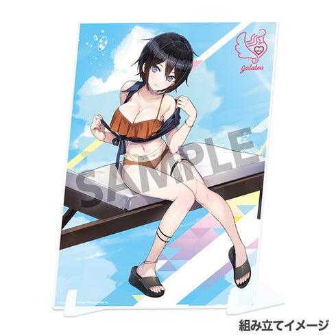 『ドルフィンウェーブ』ビジュアルアクリルプレート 住乃絵紫苑(水着)