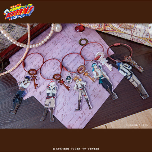 『家庭教師ヒットマンREBORN!描き下ろし パイレーツ衣装』ワイヤーキーホルダー 04.雲雀恭弥【202601再販】