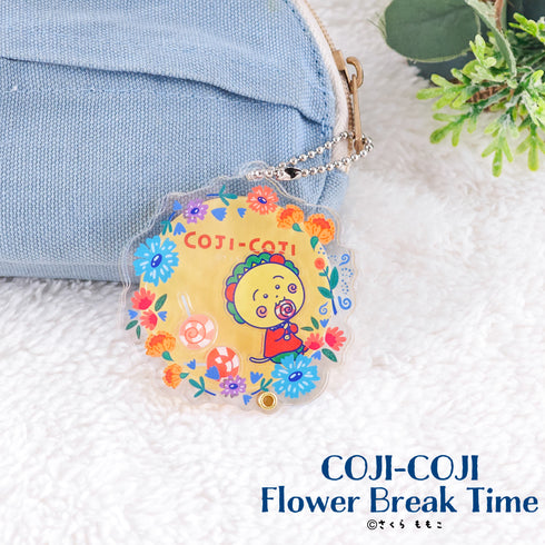 『COJI-COJI Flower Break Time』シャカシャカアクリルキーホルダー Flower Break Time 01.コジコジ