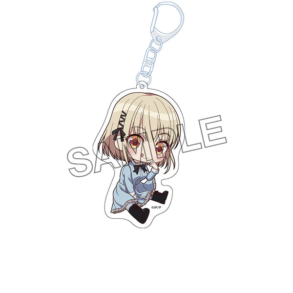 『ぽんのみち』ぺたん娘アクリルキーホルダー 河東ぱい