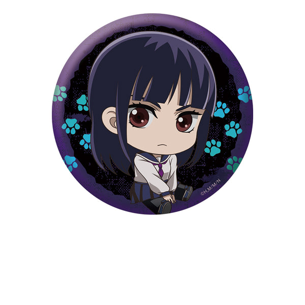 "Night of the Living Cat" Flat Girl Pin Badge: Kaoru