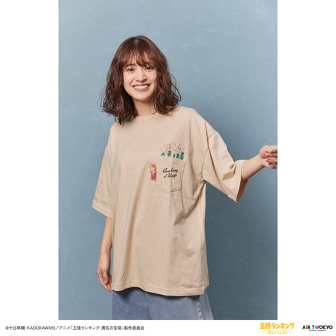 『王様ランキング 勇気の宝箱』キャラクターポケットTシャツ2(ヒリング)