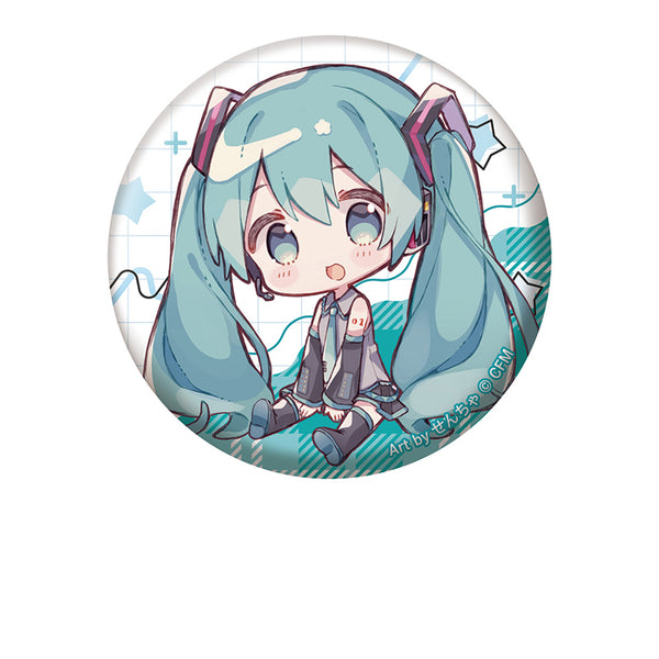『ピアプロキャラクターズ』ぺたん娘缶バッジ 初音ミク