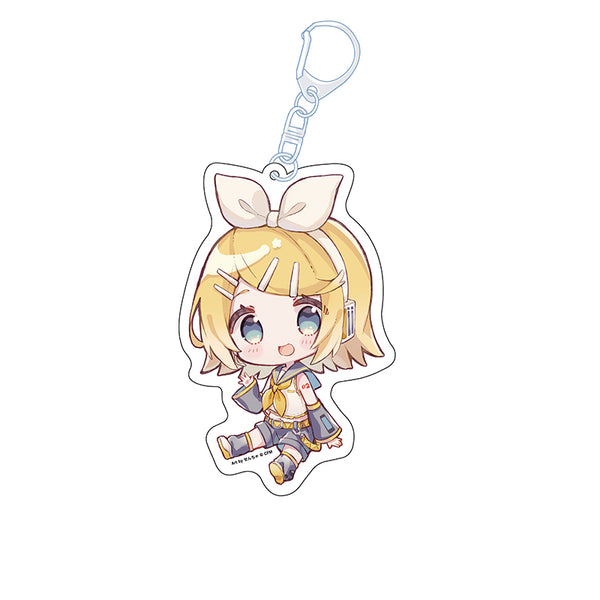 『ピアプロキャラクターズ』ぺたん娘アクリルキーホルダー 鏡音リン