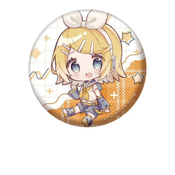 『ピアプロキャラクターズ』ぺたん娘缶バッジ 鏡音リン
