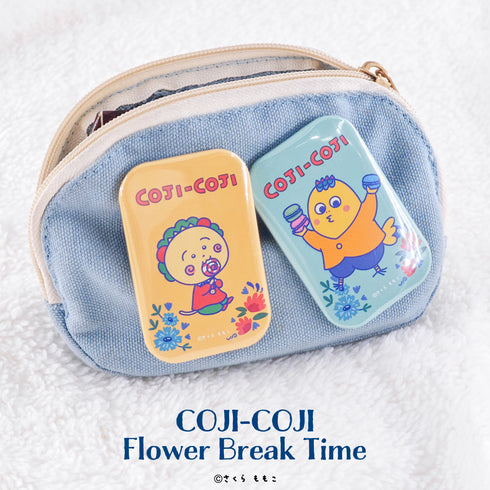 『COJI-COJI Flower Break Time』トレーディング スクエア缶バッジ Flower Break Time BOX(全7種)