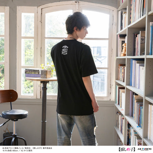 『【推しの子】』TVアニメ第2弾 モノトーンシーンイラストTシャツ 1(アイ)ブラック