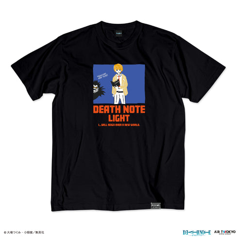 『DEATH NOTE』第1弾 シーンイラストTシャツ 1(夜神月)ブラック