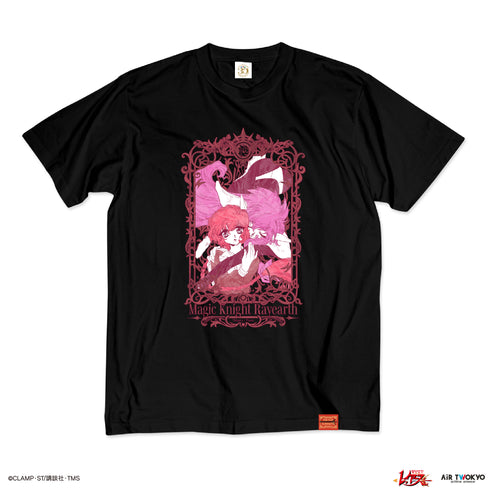 『魔法騎士レイアース』第2弾 デコラティブTシャツ 1(獅堂光&ノヴァ)ブラック