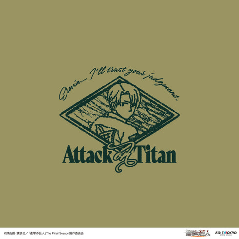 『進撃の巨人』TVアニメ 第11弾 シーンイラストTシャツ 2(エルヴィン&リヴァイ)