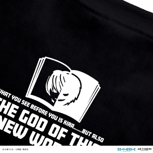 『DEATH NOTE』第1弾 シーンイラストTシャツ 1(夜神月)ブラック