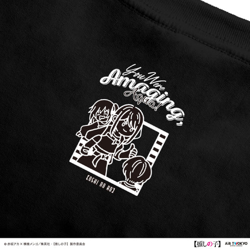 『【推しの子】』TVアニメ第2弾 モノトーンシーンイラストTシャツ 1(アイ)ブラック