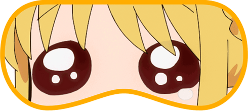 『ぼっち・ざ・ろっく!』崩壊顔アイマスク/伊地知虹夏