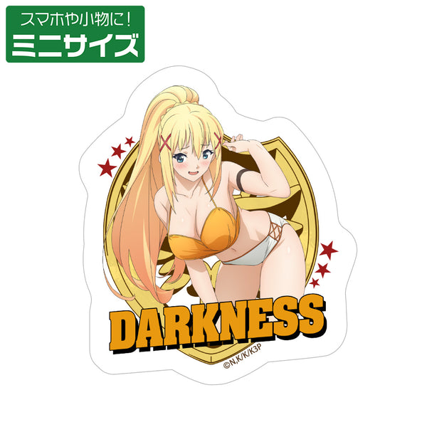 『この素晴らしい世界に祝福を!3』描き下ろし ダクネス 水着Ver. ミニステッカー