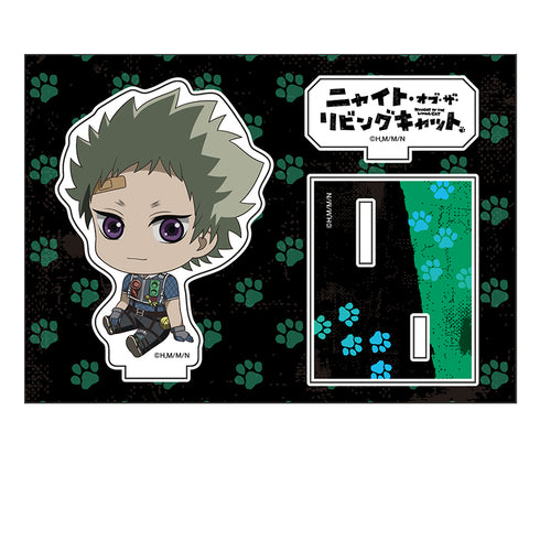 "Night of the Living Cat" Flat-Chested Girl Acrylic Figure: Arata