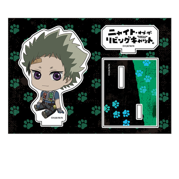 "Night of the Living Cat" Flat-Chested Girl Acrylic Figure: Arata