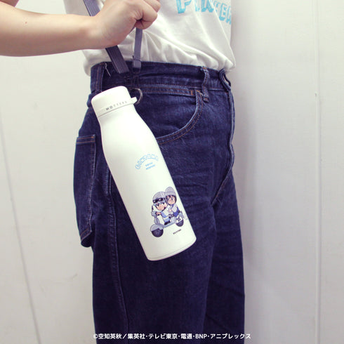 『銀魂』ショルダー付きステンレスボトル 01.坂田銀時・志村新八