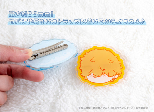 『東京リベンジャーズ』ヘアクリップ(2個セット)(ぷにきゅ~と) 03.スマイリー&アングリー