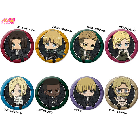 『進撃の巨人 The Final Season』ぺたん娘トレーディング缶バッジ vol.3 8個入り BOX