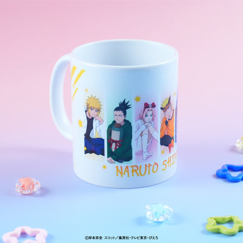 『NARUTO-ナルト- 疾風伝』マグカップ 描き下ろしパジャマver. 01.集合