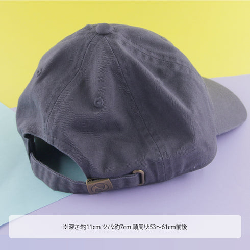 『ダンダダン』刺繍キャップ 01.オフホワイト