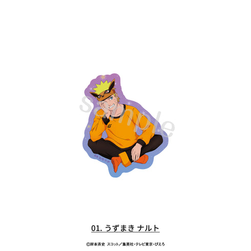 『NARUTO-ナルト- 疾風伝』ステッカー 描き下ろしパジャマver. 01.うずまきナルト