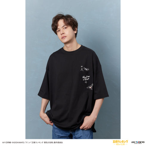 『王様ランキング 勇気の宝箱』キャラクターポケットTシャツ3(カゲとカゲの母親)