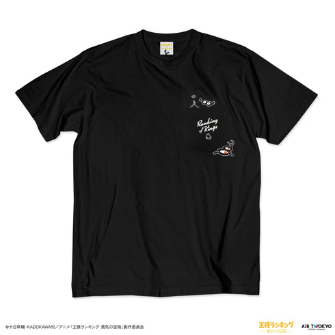 『王様ランキング 勇気の宝箱』キャラクターポケットTシャツ3(カゲとカゲの母親)