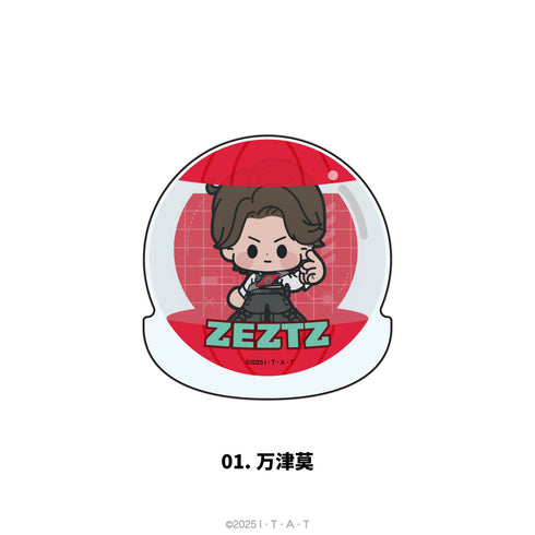 『仮面ライダーゼッツ』ゆらゆらアクリルブロック 01.万津莫