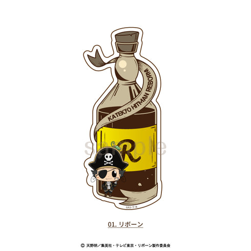 『家庭教師ヒットマンREBORN!描き下ろし パイレーツ衣装』ダイカットステッカー 01.リボーン【202601再販】