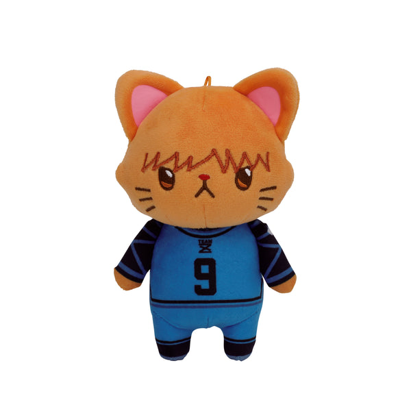 "Blue Lock" withCAT Plush Keychain with Eye Mask / Rensuke Kunigami