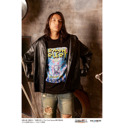 『進撃の巨人』The Final Season ウォールアートTシャツ(アルミン)
