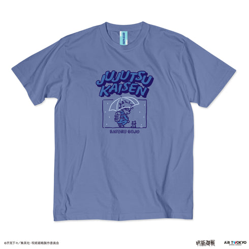 『呪術廻戦』第2期「懐玉・玉折」 シーンイラスト Tシャツ3(五条悟と猫)