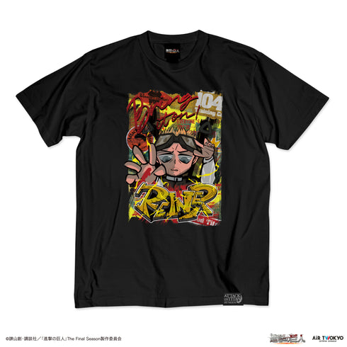 『進撃の巨人』The Final Season ウォールアート第2弾 Tシャツ(ライナー)