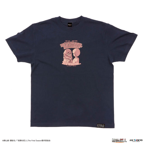 『進撃の巨人』TVアニメ 第11弾 シーンイラストTシャツ 3(エレン&ミカサ)