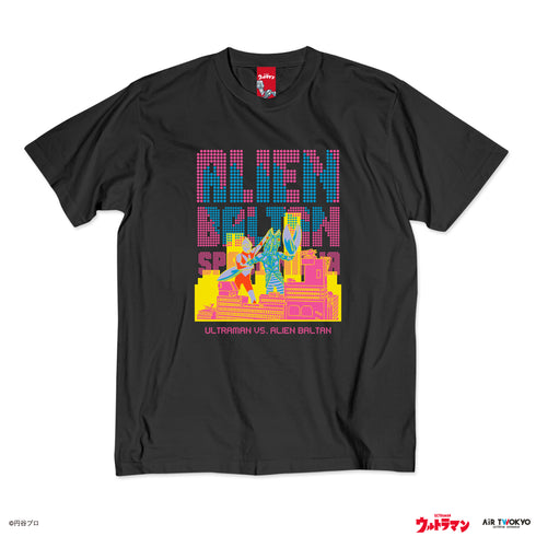 『ウルトラマンシリーズ』第1弾 アメコミイラストTシャツ 1(バルタン星人)ブラック