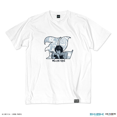 『DEATH NOTE』第1弾 シーンイラストTシャツ 2(L)ホワイト