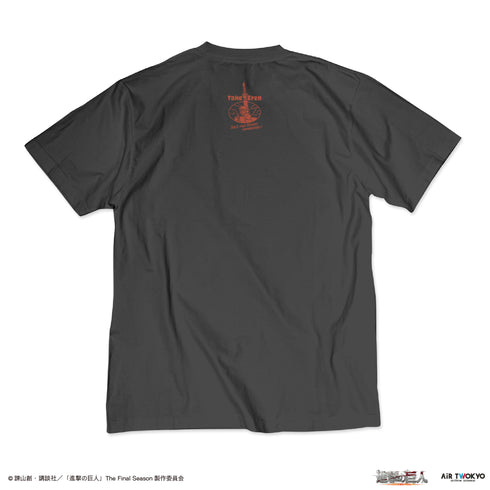 『進撃の巨人』TVアニメ シーンイラストTシャツ 3(本物の敬礼)