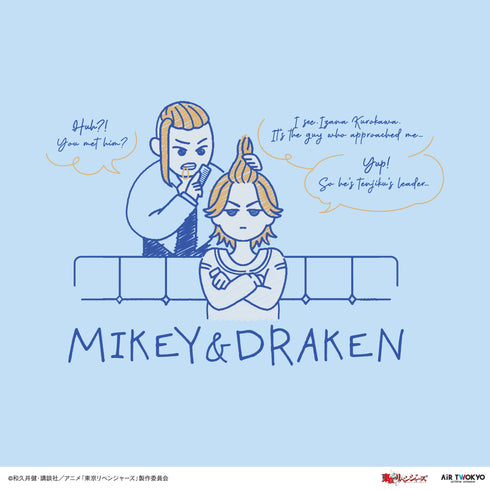 『東京リベンジャーズ』天竺編シーンイラストTシャツ3(マイキー&ドラケン)