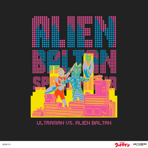 『ウルトラマンシリーズ』第1弾 アメコミイラストTシャツ 1(バルタン星人)ブラック