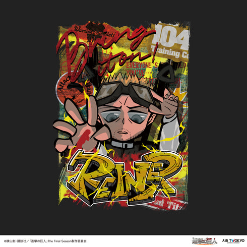 『進撃の巨人』The Final Season ウォールアート第2弾 Tシャツ(ライナー)